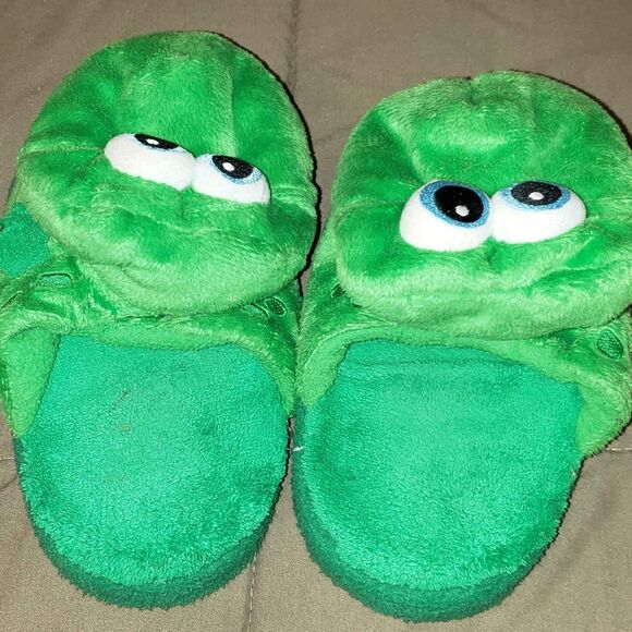 Stompeez Dragon Slippers House Shoes Kid's Small 9 to 11 Boys Girls - Picture 6 of 9